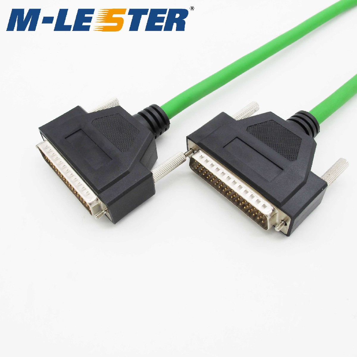 DB44针转针（三排）双绞双屏蔽连接线成型一体螺丝式