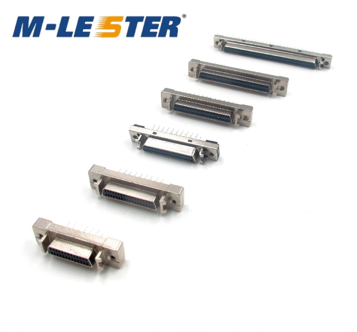 SCSI DB26.DB36.DB40.DB50.DB68.DB100公母间距1.27 180度板端连接器