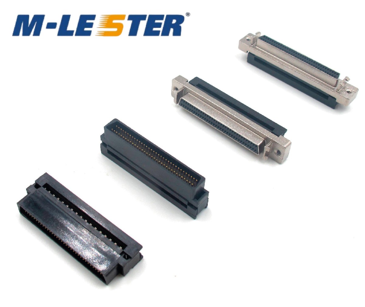 SCSI DB68公母间距1.27扁平排线连接器