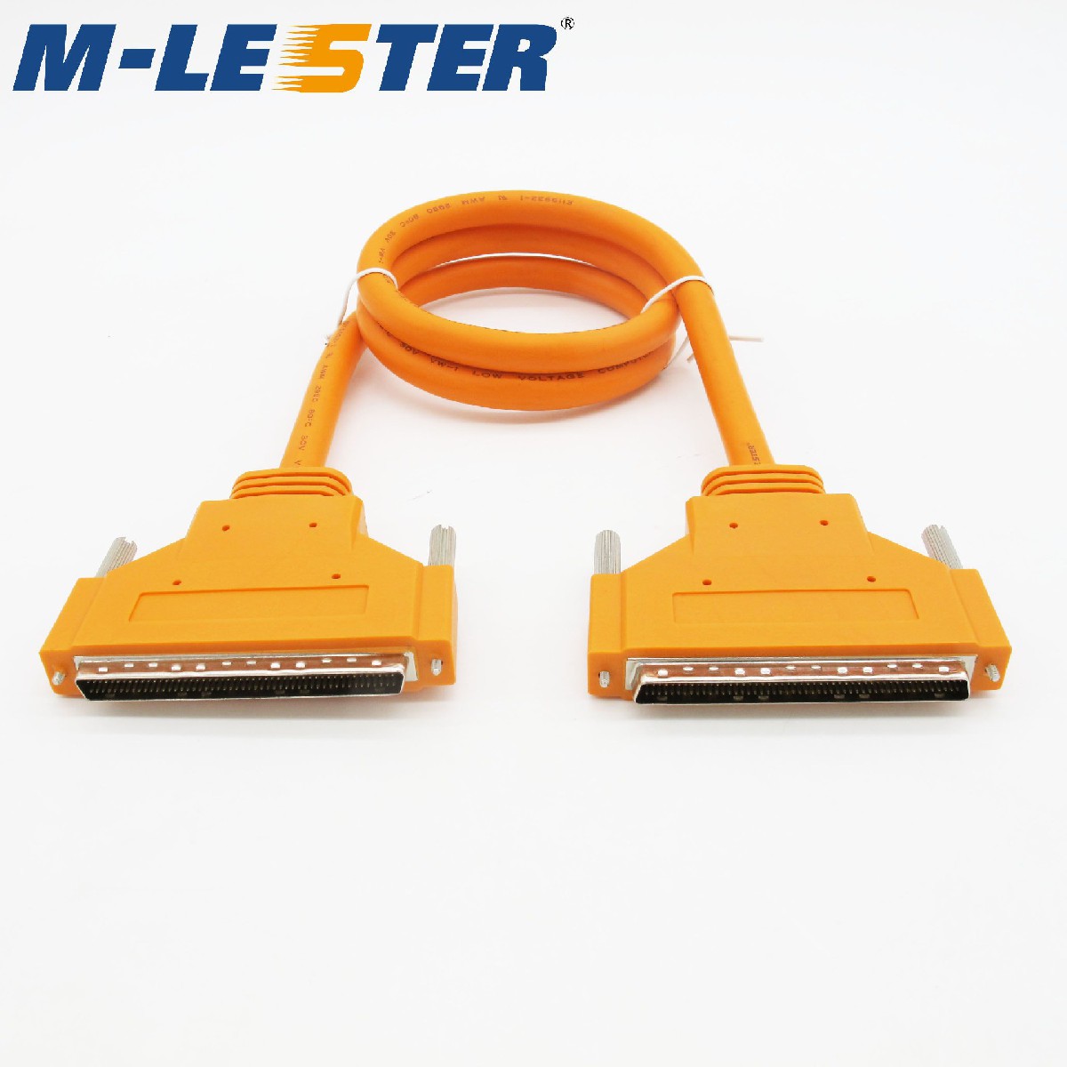 SCSI DB100针转DB100针塑壳成型一体螺丝式