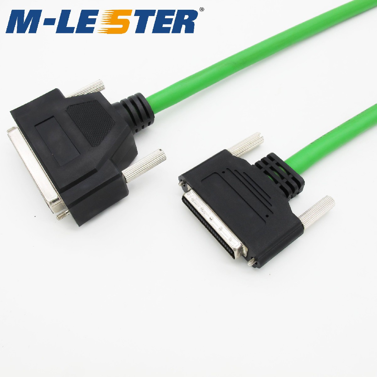 SCSI V.68针转DB68孔塑壳成型一体螺丝式